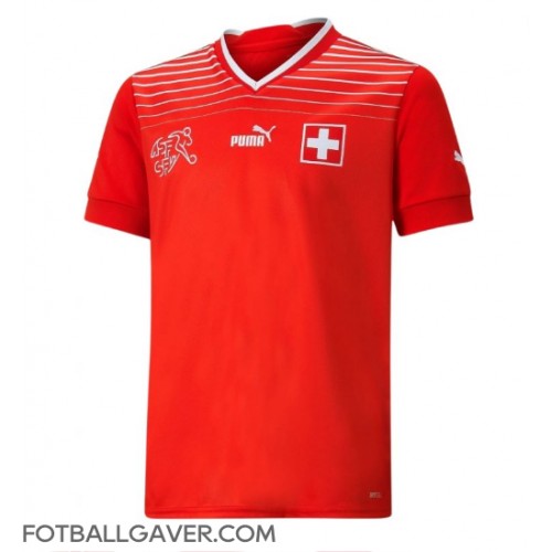 Sveits Fotballklær Hjemmedrakt VM 2022 Kortermet